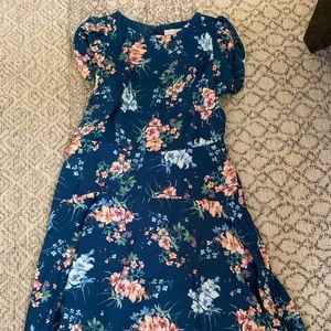 Midi dress loft size 6 new w tags